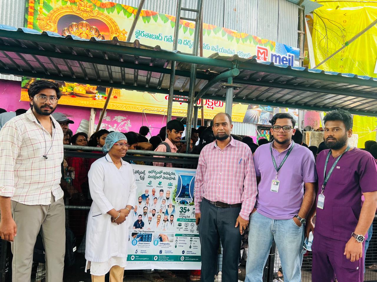 Health Camp at Khairtabad Ganesh Festival
